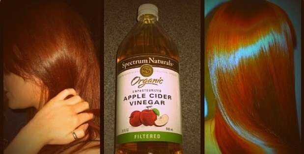 Vinagre de manzana para dar brillo al cabello