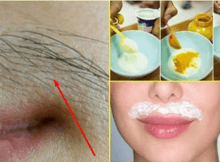 Harina de avena y miel para elimina el vello facial