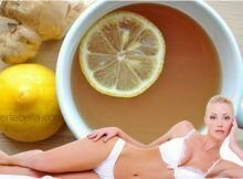 Bebida de limón y Jengibre para perder peso